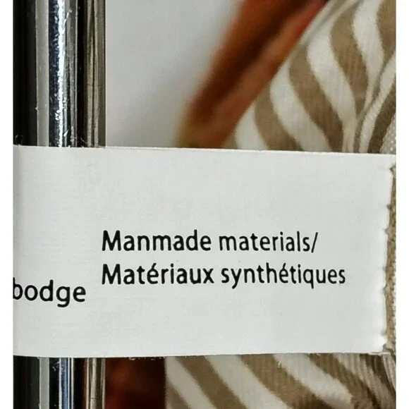 Maurices Plaid Flannel Tote Bag Button Closure Front Pocket Striped Lining - Picture 9 of 16